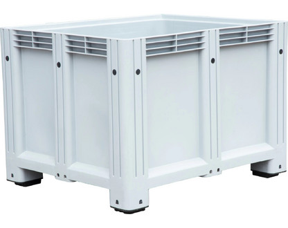 Пластиковый контейнер Big Box 1200x1000x850 мм сплошной на ножках